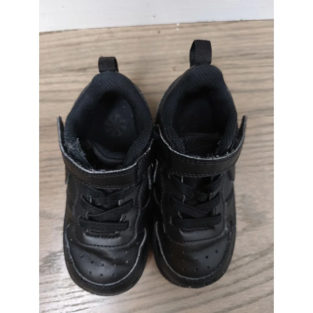 Toddler's Nike Court Borough Mid 2 Black/Black-Black (CW5869 001) - Size 7C